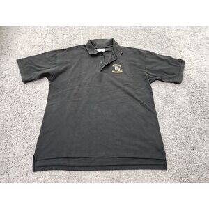 Vintage US Army Golden Knights Parachute Team Polo Shirt Mens XL Crystal Springs